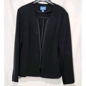 Simply Vera Vera Wang Womens Black Blazer Size‎ XL